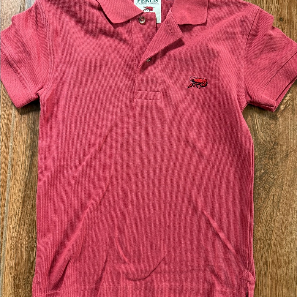 Nwot - perils crawfish polo shirt - boys XS